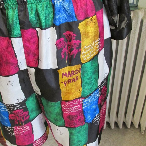 Vintage Mardi Gras Shorts - Picture 2 of 4